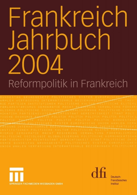 Cover image for book Frankreich Jahrbuch 2004
