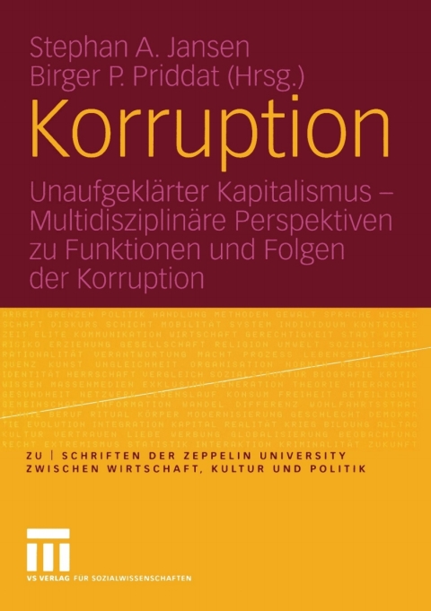 Cover image for book Korruption