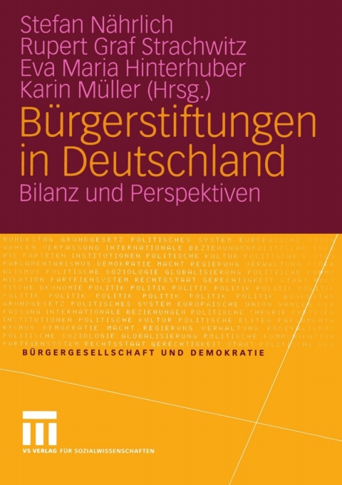 Cover image for book Bürgerstiftungen in Deutschland