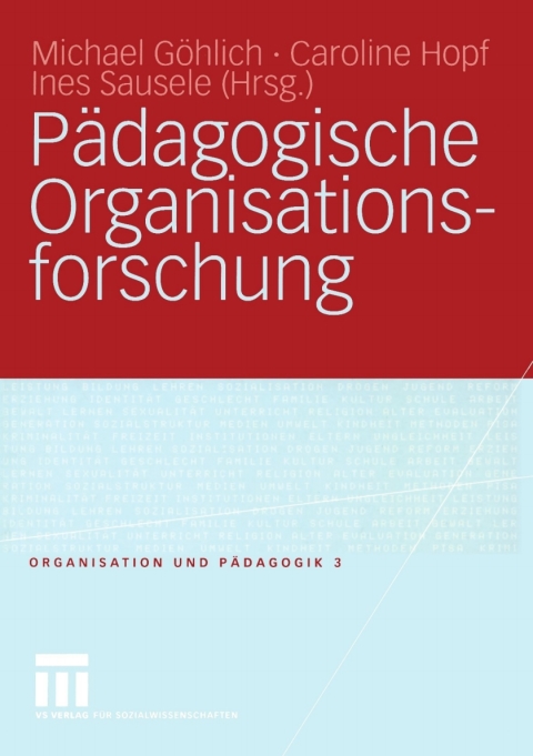 Cover image for book Pädagogische Organisationsforschung