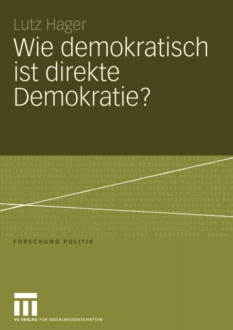 Cover image for book Wie demokratisch ist direkte Demokratie?