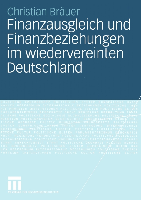 Cover image for book Finanzausgleich und Finanzbeziehungen im wiedervereinten Deutschland