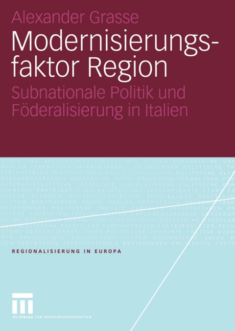 Cover image for book Modernisierungsfaktor Region