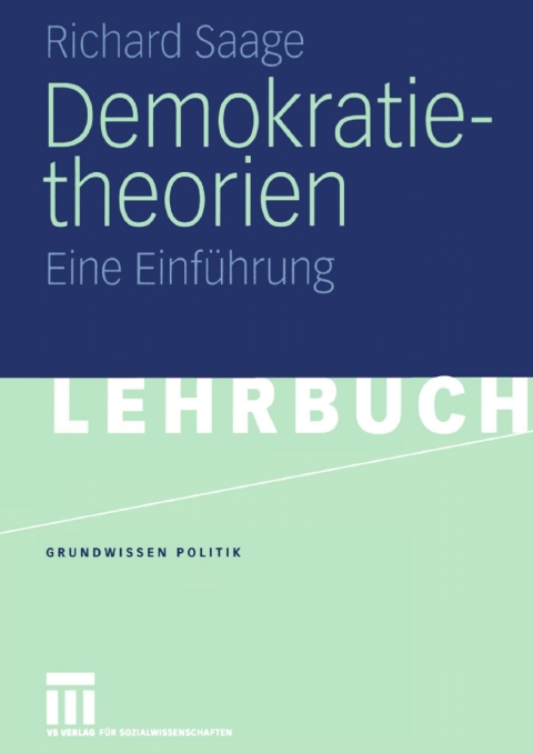 Cover image for book Demokratietheorien
