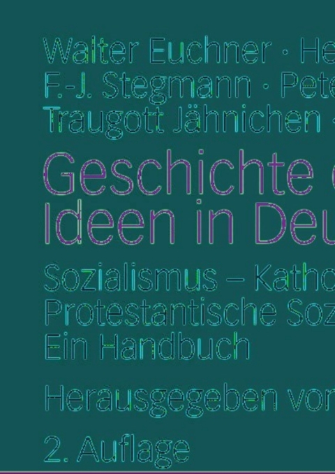 Cover image for book Geschichte der sozialen Ideen in Deutschland