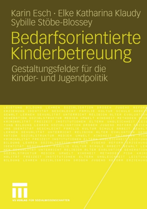 Cover image for book Bedarfsorientierte Kinderbetreuung