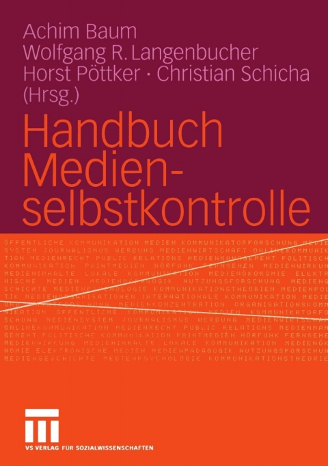 Cover image for book Handbuch Medienselbstkontrolle