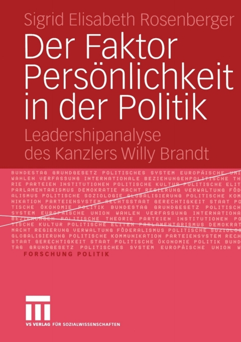 Cover image for book Der Faktor Persönlichkeit in der Politik