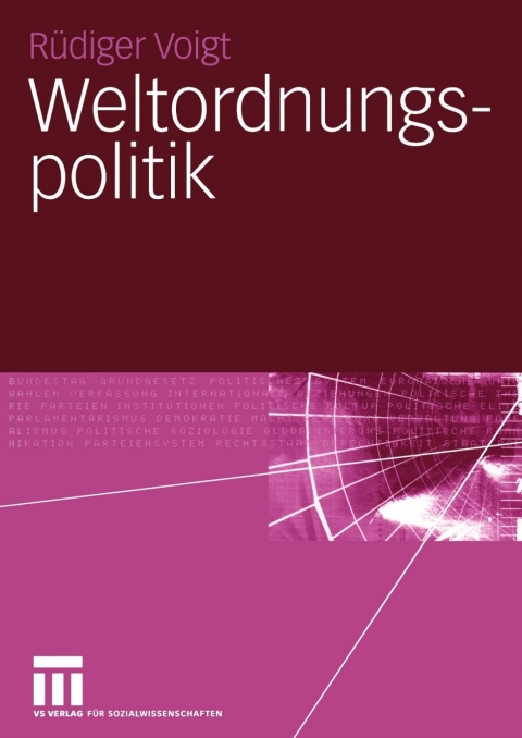 Cover image for book Weltordnungspolitik
