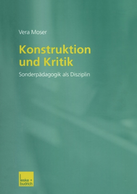 Cover image for book Konstruktion und Kritik