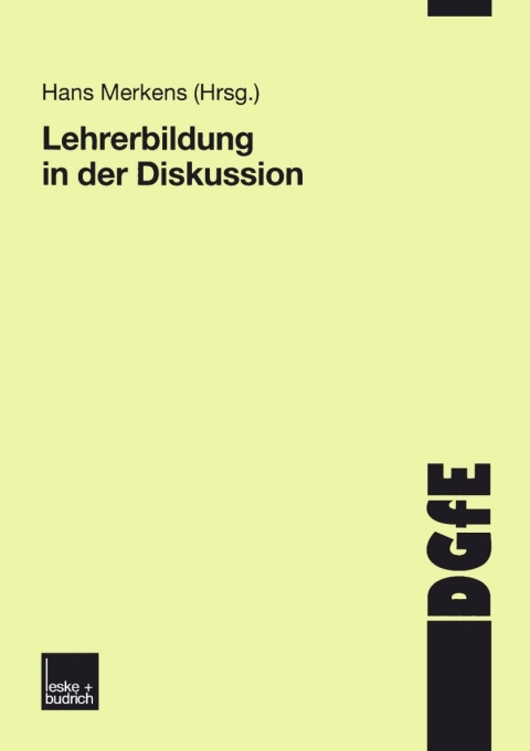 Cover image for book Lehrerbildung in der Diskussion