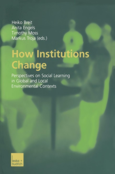 Cover image for book How Institutions Change