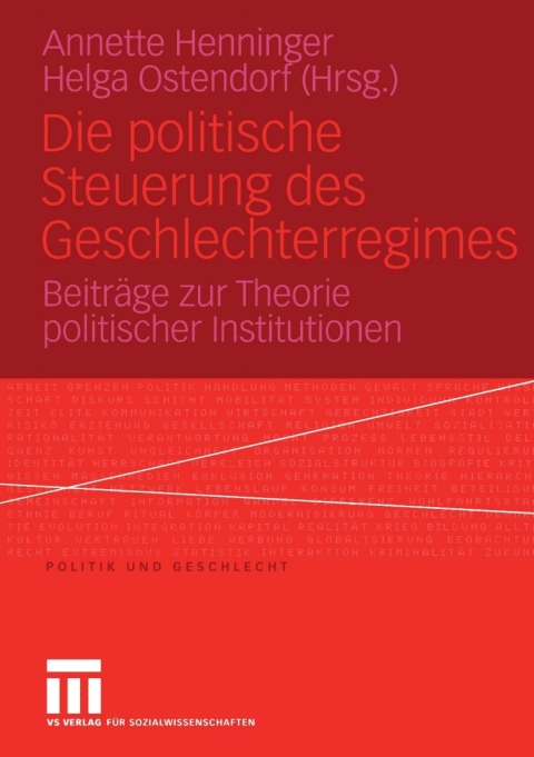 Cover image for book Die politische Steuerung des Geschlechterregimes
