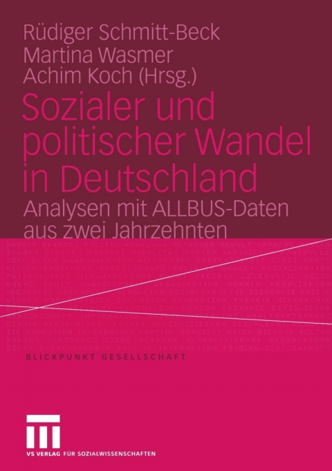 Cover image for book Sozialer und politischer Wandel in Deutschland