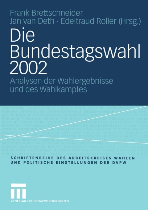 Cover image for book Die Bundestagswahl 2002