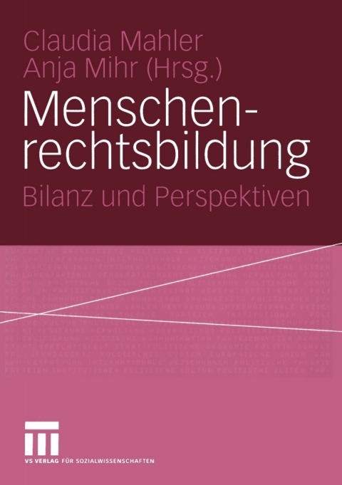 Cover image for book Menschenrechtsbildung