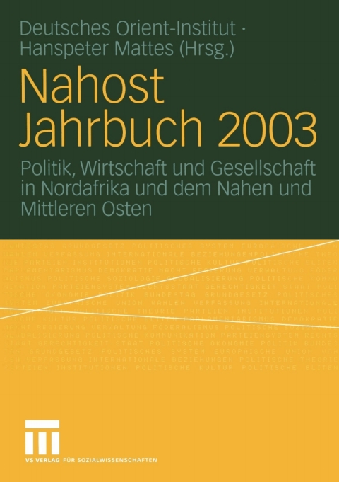 Cover image for book Nahost Jahrbuch 2003