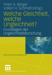 Cover image: Welche Gleichheit, welche Ungleichheit? 1st edition 9783810042002