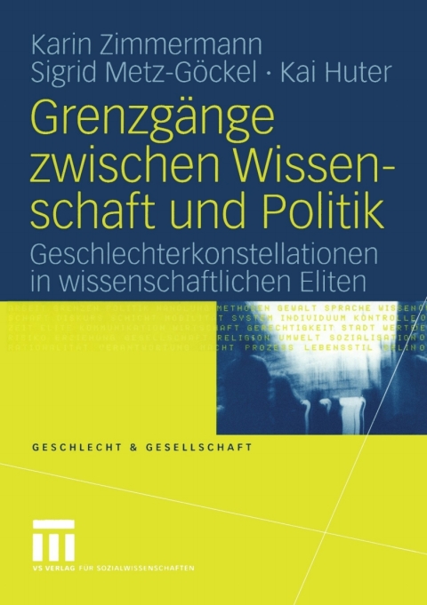 Cover image for book Grenzgänge zwischen Wissenschaft und Politik