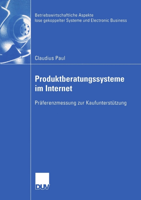 Cover image for book Produktberatungssysteme im Internet