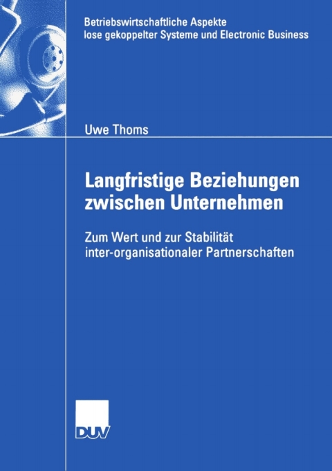 Cover image for book Langfristige Beziehungen zwischen Unternehmen