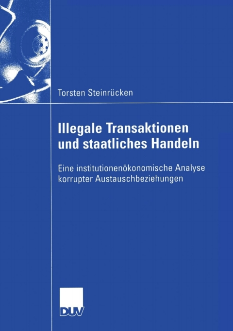 Cover image for book Illegale Transaktionen und staatliches Handeln