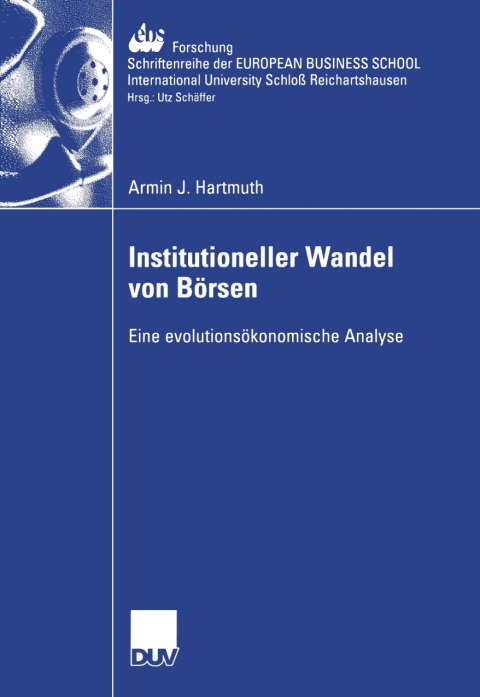 Cover image for book Institutioneller Wandel von Börsen