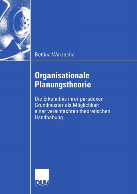Cover image for book Organisationale Planungstheorie