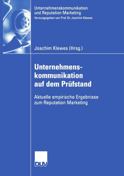 Cover image for book Unternehmenskommunikation auf dem Prüfstand