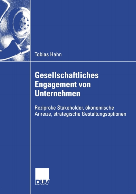 Cover image for book Gesellschaftliches Engagement von Unternehmen