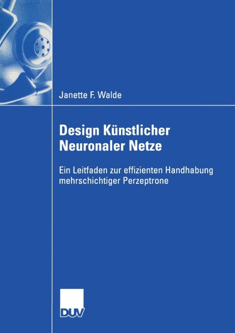 Cover image for book Design Künstlicher Neuronaler Netze