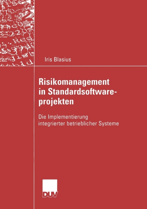 Cover image for book Risikomanagement in Standardsoftwareprojekten
