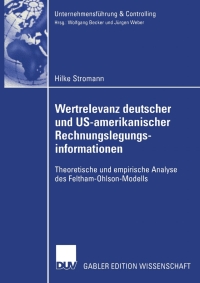 Cover image: Wertrelevanz deutscher und US-amerikanischer Rechnungslegungsinformationen 9783824477319