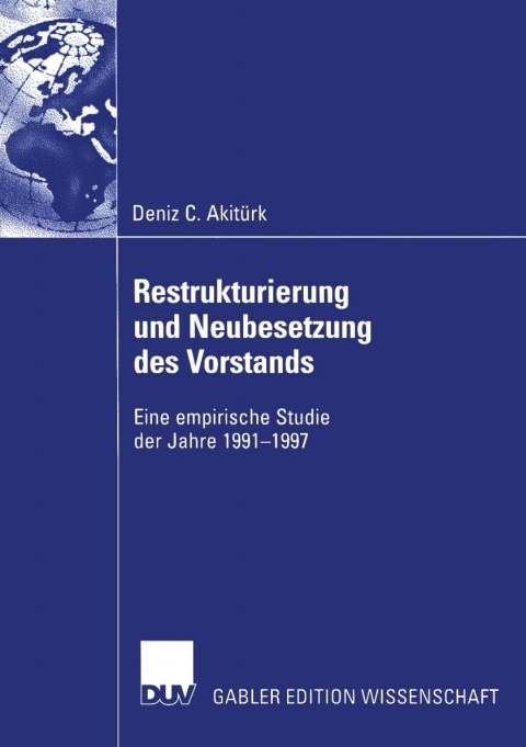Cover image for book Restrukturierung und Neubesetzung des Vorstands