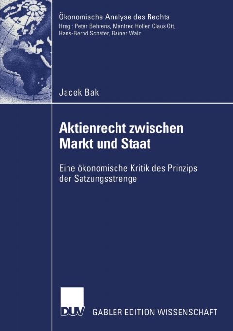Cover image for book Aktienrecht zwischen Markt und Staat