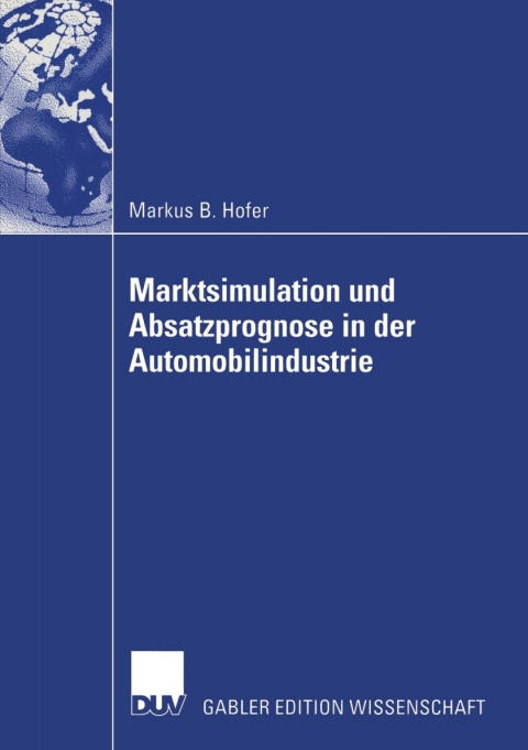 Cover image for book Marktsimulation und Absatzprognose in der Automobilindustrie