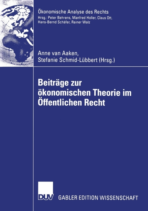Cover image for book Beiträge zur ökonomischen Theorie im Öffentlichen Recht