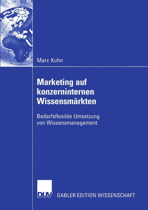 Cover image for book Marketing auf konzerninternen Wissensmärkten