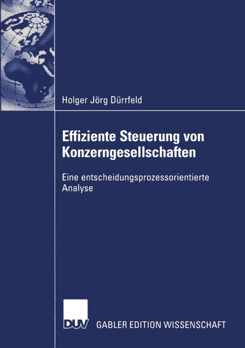 Cover image for book Effiziente Steuerung von Konzerngesellschaften