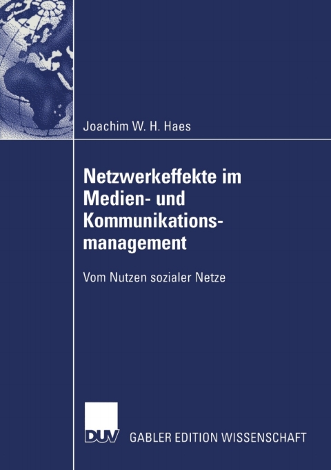 Cover image for book Netzwerkeffekte im Medien- und Kommunikationsmanagement