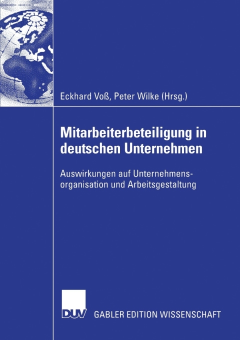 Cover image for book Mitarbeiterbeteiligung in deutschen Unternehmen