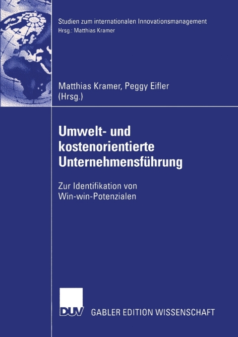 Cover image for book Umwelt- und kostenorientierte Unternehmensführung