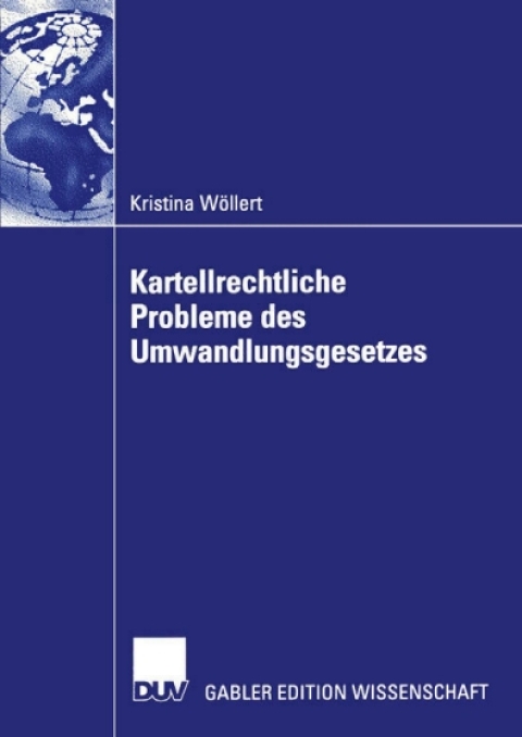 Cover image for book Kartellrechtliche Probleme des Umwandlungsgesetzes