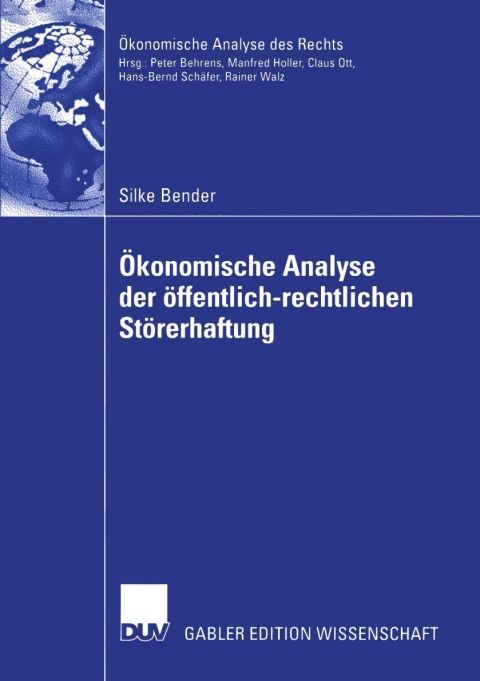 Cover image for book Ökonomische Analyse der öffentlich-rechtlichen Störerhaftung