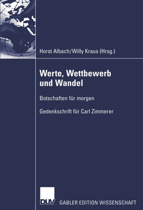 Cover image for book Werte, Wettbewerb und Wandel