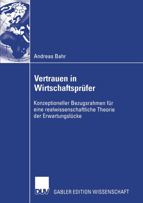 Cover image for book Vertrauen in Wirtschaftsprüfer