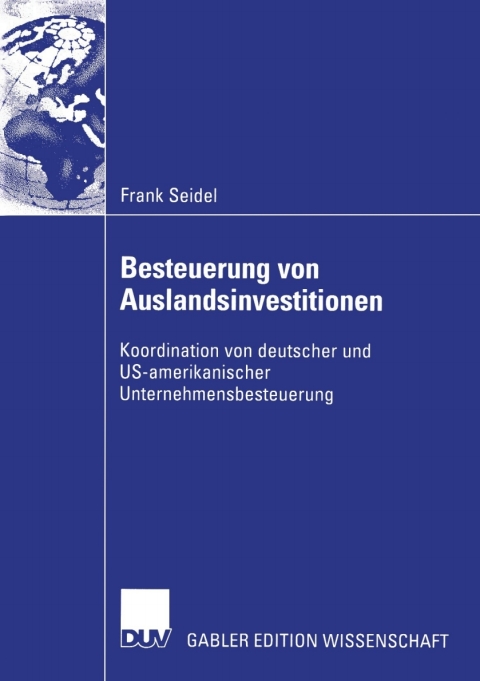 Cover image for book Besteuerung von Auslandsinvestitionen