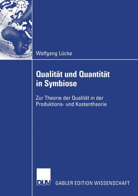 Cover image for book Qualität und Quantität in Symbiose