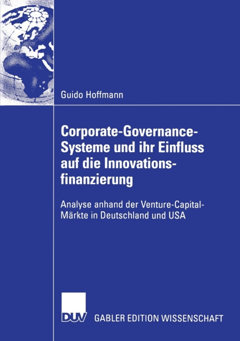 Cover image for book Corporate-Governance-Systeme und ihr Einfluss auf die Innovationsfinanzierung