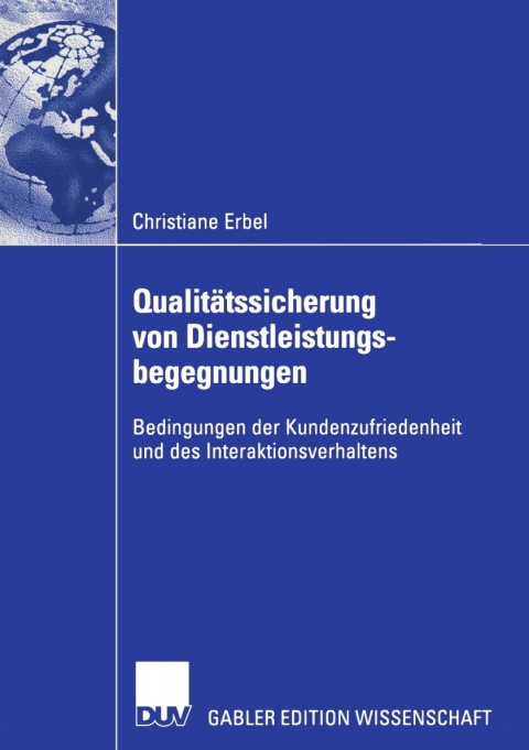Cover image for book Qualitätssicherung von Dienstleistungsbegegnungen